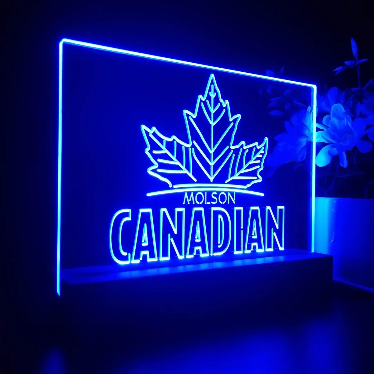 Molson Canadian Logo LED Desk Light