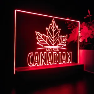 Molson Canadian Logo LED Desk Light