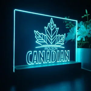 Molson Canadian Logo LED Desk Light
