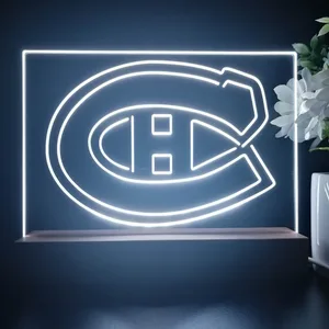 Montreal Canadiens Logo 1 LED Desk Light