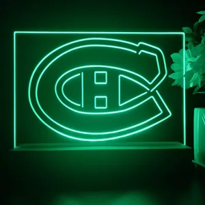 Montreal Canadiens Logo 1 LED Desk Light