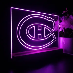 Montreal Canadiens Logo 1 LED Desk Light