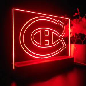 Montreal Canadiens Logo 1 LED Desk Light