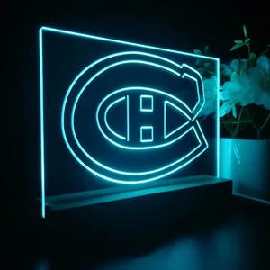Montreal Canadiens Logo 1 LED Desk Light