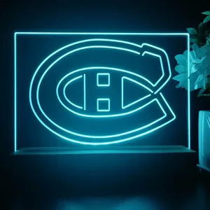 Montreal Canadiens Logo 1 LED Desk Light