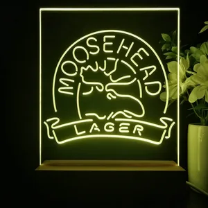 Moosehead Lager Moose Head 2 LED Desk Light