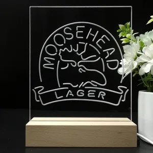 Moosehead Lager Moose Head 2 LED Desk Light