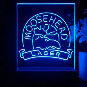Moosehead Lager Moose Head 2 LED Desk Light