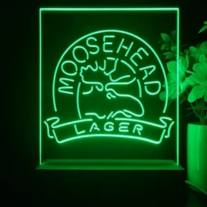 Moosehead Lager Moose Head 2 LED Desk Light