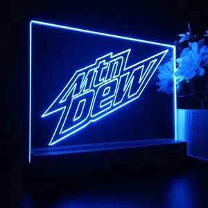 Mountain Dew Logo 2 LED Desk Light