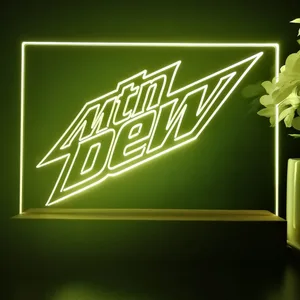 Mountain Dew Logo 2 LED Desk Light
