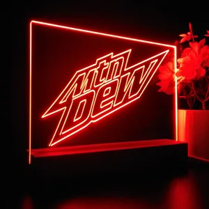Mountain Dew Logo 2 LED Desk Light