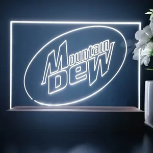 Mountain Dew Logo LED Desk Light