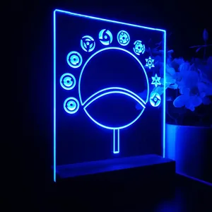 Naruto Sharingan Circular Fan LED Desk Light