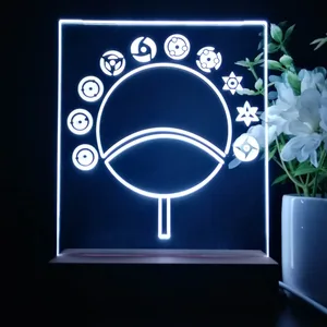 Naruto Sharingan Circular Fan LED Desk Light