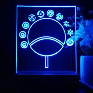 Naruto Sharingan Circular Fan LED Desk Light