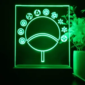Naruto Sharingan Circular Fan LED Desk Light