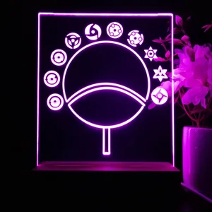 Naruto Sharingan Circular Fan LED Desk Light