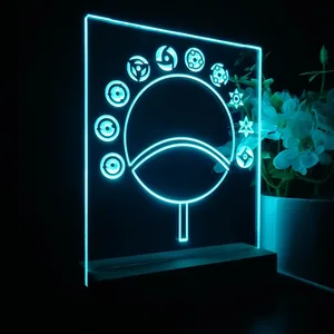 Naruto Sharingan Circular Fan LED Desk Light