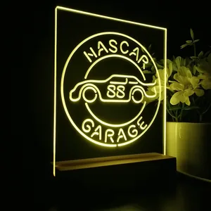 Nascar 88 Garage Dale Jr LED Desk Light