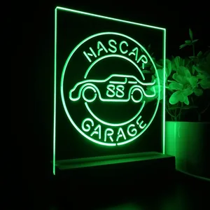 Nascar 88 Garage Dale Jr LED Desk Light