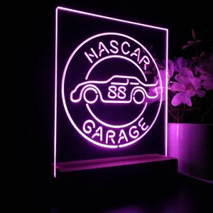 Nascar 88 Garage Dale Jr LED Desk Light