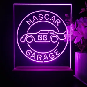 Nascar 88 Garage Dale Jr LED Desk Light