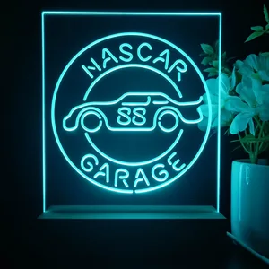 Nascar 88 Garage Dale Jr LED Desk Light