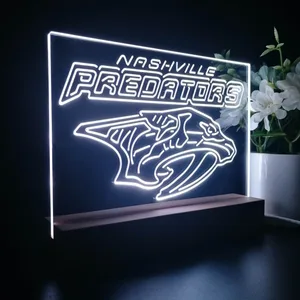 Nashville Predators Logo LED Desk Light