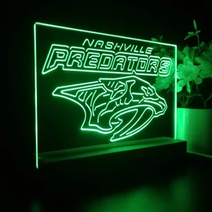 Nashville Predators Logo LED Desk Light