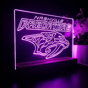 Nashville Predators Logo LED Desk Light