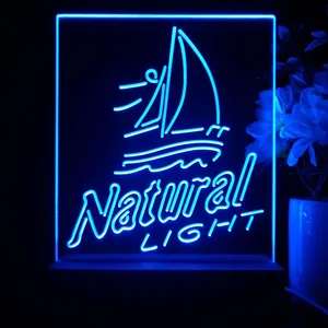 Natural Light Sailboat 2 LED Desk Light