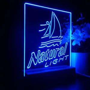 Natural Light Sailboat 2 LED Desk Light