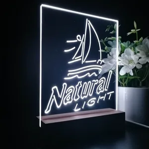 Natural Light Sailboat 2 LED Desk Light