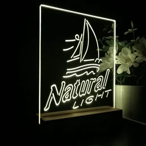 Natural Light Sailboat 2 LED Desk Light