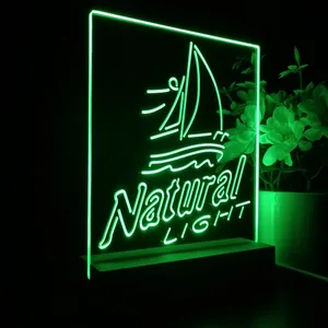 Natural Light Sailboat 2 LED Desk Light