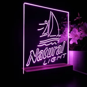 Natural Light Sailboat 2 LED Desk Light