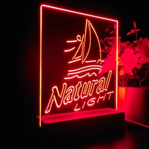 Natural Light Sailboat 2 LED Desk Light