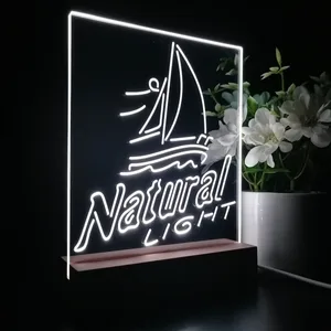 Natural Light Sailboat LED Desk Light