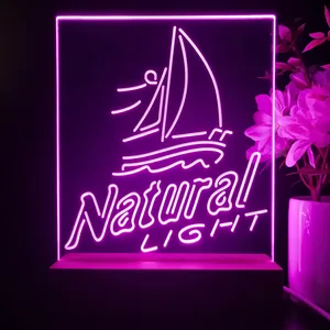 Natural Light Sailboat LED Desk Light