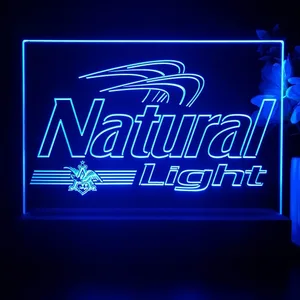 Natural Light Small Logo LED Desk Light