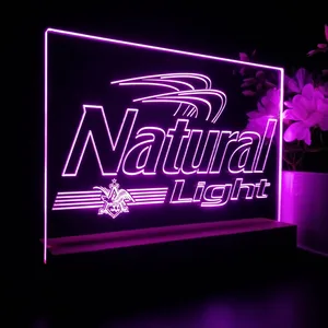 Natural Light Small Logo LED Desk Light