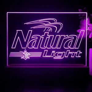 Natural Light Small Logo LED Desk Light