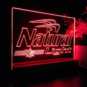 Natural Light Small Logo LED Desk Light