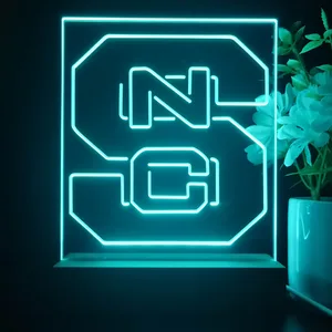 NC State Wolfpack Logo LED Desk Light