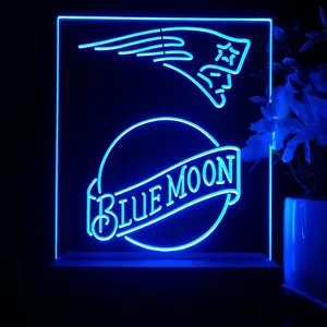 New England Patriots Blue Moon LED Desk Light