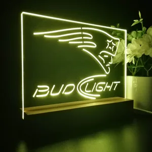 New England Patriots Bud Light LED Desk Light