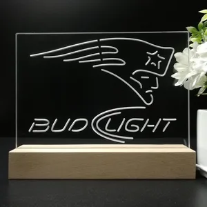 New England Patriots Bud Light LED Desk Light