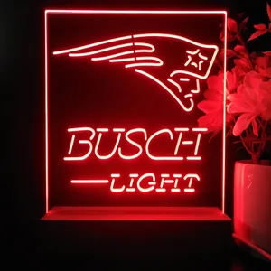 New England Patriots Busch Light LED Desk Light