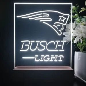 New England Patriots Busch Light LED Desk Light
